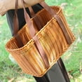 thumbnail image 2 of Portable Vegetable Basket Picnic Basket Woven Baskets, 2 of 10