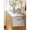 thumbnail image 5 of Table Runner 72 Inches Long for Kitchen Dining, Grey Eucalyptus Dresser Scarf Farmhouse, Dining Table Decorations for Wedding/Parties, Weeping Botanical Leaf Watercolor 18 x 72 In, 5 of 8
