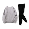 thumbnail image 2 of Akiihool Mens Sweatpant Sets Mens Sets Outfits 2 Piece Drawstring Matching Sweatsuits Set (Grey,M), 2 of 5