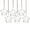A002- White Set, variant on 6 Pack, Crystal Suncatchers for Windows 14 Inch Star Decorations Hanging Crystal Ornaments Iridescent Rainbow Decor for Christmas Tree Home Garden Party Decorations, 2026
