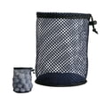 thumbnail image 1 of Bolsa de pelota de golf de malla de nailon, soporte de bolsa con cordón, organizador portátil de transporte para Diámetro 22 cm Altura 20 cm Cola Bolsa de almacenamiento de pelotas de golf, 1 of 8