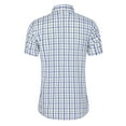 thumbnail image 5 of BOBOGOJP Chemises pour Hommes Mode Décontractée Légère Respirante Manches Courtes Col Formel, Jaune 4TG, 5 of 5