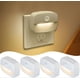 thumbnail image 1 of Motion Sensor Night Light Plug in 4 Pack,10-60Lm Stepless Dimming,3 Light Modes with Memory, Smart Night Lights Plug Into Wall Sensor, 1 of 4