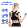 thumbnail image 2 of Electroestimulador  Belug muscular digital portátil recargable 2 canales 36 modos 8 almohadillas NEGRO, 2 of 5