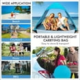 thumbnail image 4 of UPF 50+ Pop-Up Beach Tent, Lightweight Portable Sun Shelter for Multiple People, Includes 6 Ground Nails, Ideal Holiday Gift, 4 of 7