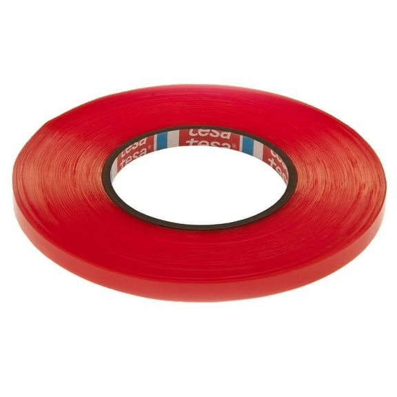 tesa Double-Sided Polyester Film Tape [Acrylic Adhesive] (4965): 1/2 in. x 60 yds. (Clear)