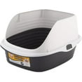Ample Space EcoFriendly Litter Box with High Sides and Odor Management
