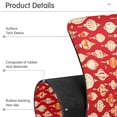 thumbnail image 4 of Yayeee Faucet Mat for Kitchen Sink 14.7" Diatomite Long Splash Guard Pad, Orange Christmas Ornaments Pattern, 4 of 7