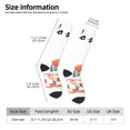 thumbnail image 3 of Bixox Summer Gnome Patterned Men's and Women's Knee Socks High Socks Outdoor Sports Socks, 3 of 5