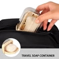 thumbnail image 5 of DODAMOUR Travel Soap Case 2 Pack, Plastic Travel Soap Holder with Drain, Portable Bar Soap Box Travel Container for Traveling Home Camping Gym Dormitory (Clear Gray), 5 of 6