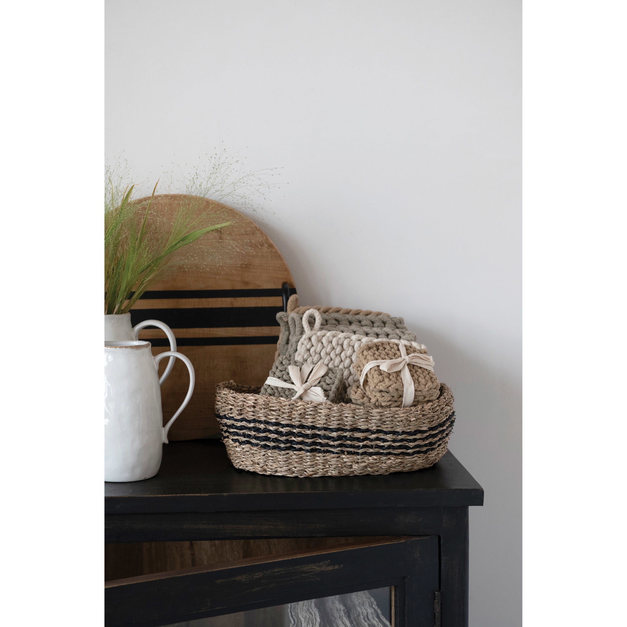 Creative Co-Op Stoneware Pitcher, Reactive Glaze