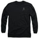 Star Trek-Darkness Commande Logo - T-Shirt à Manches Longues Adulte 18-1 - Noir&44; Moyen – image 1 sur 1