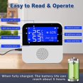 thumbnail image 4 of Wifi Temperature Humidity Monitor, Wireless Digital Thermometer Hygrometer With Lcd Display, Buzzer Alarm & App Alert, Smart Temperature Humidity Sens, 4 of 5
