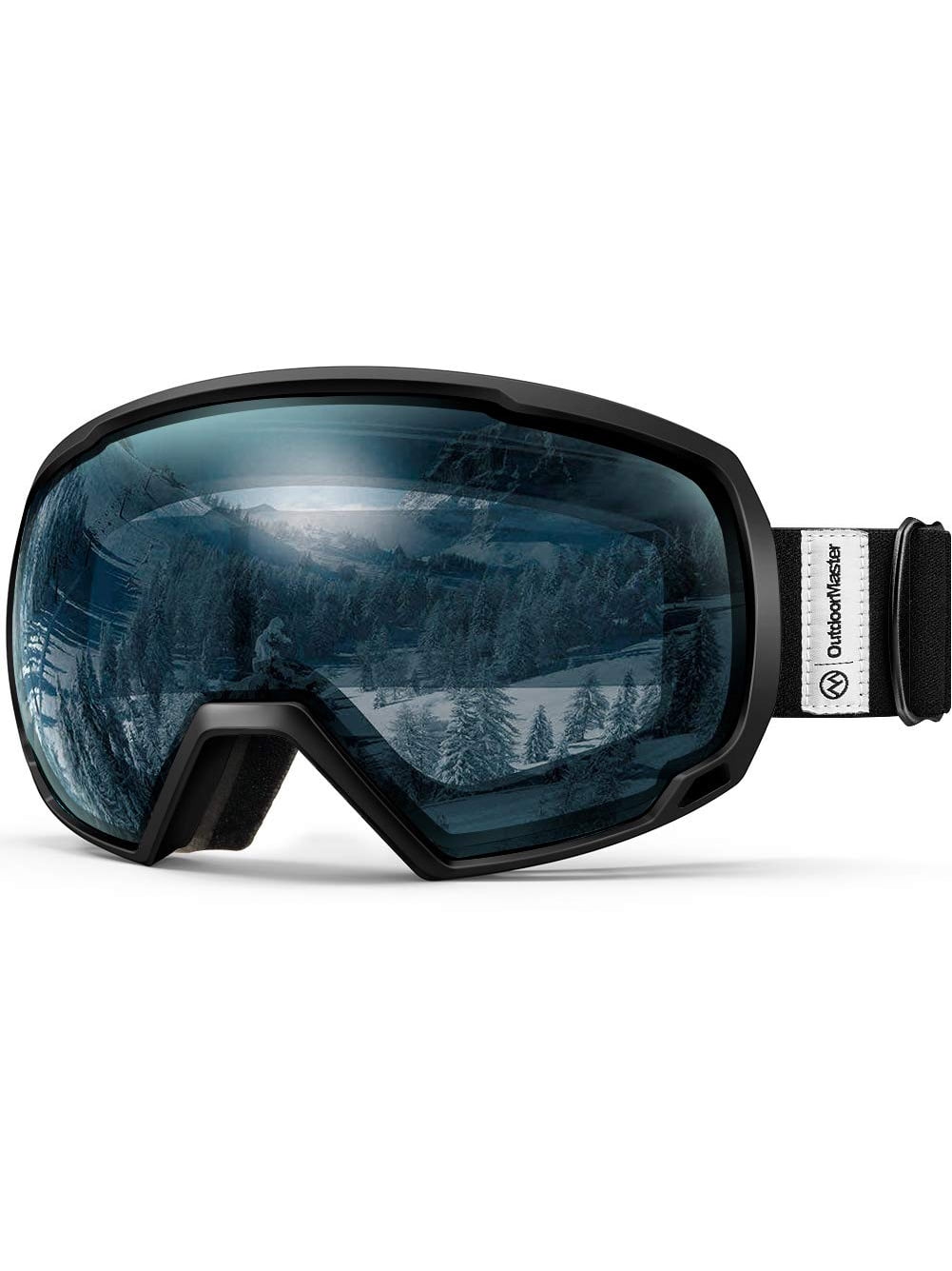 $120 Scott Mens Notice OTG Over The Glasses Steel Grey Ski Goggles NL-32 Black 