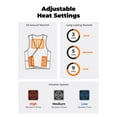 thumbnail image 4 of ORORO Adjustable Heated Vest Liner for Men and Women with Battery, Lightweight Unisex Heated Liner Vest (Charger Not Included) (Black, M/L), 4 of 10