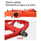 thumbnail image 4 of Pedal Antideslizante  Bloosom Extragrande De Nailon P/bicicleta Rojo, 4 of 4