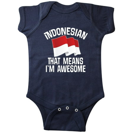 

Inktastic Indonesian Gift Indonesia Flag Gift Baby Boy or Baby Girl Bodysuit