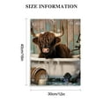 thumbnail image 2 of JRXY Bathroom Wall Art Animal Prints Bathroom Decor Canvas Posters Pictures Photos Bathroom Artwork Wall Funny Bear Yak in Bathtub Wall Decor for 12x16 in, 2 of 5