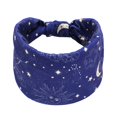 thumbnail image 2 of CUIYUAN Headband for Women Non Slip Printed African Wide Hair Wrap Extra Turban Head Bands for Lady Large Sport Workout Stretch Big Hair Bands Wide Headbands for Women Blue, 2 of 5