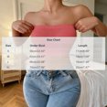 thumbnail image 3 of Shihyeh Women's Strapless Bandeau Bra Seamless Rib Knit Everyday, 3 of 6