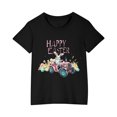 thumbnail image 4 of Jamicy Graphic Tees for Girls Children's Wear Toddler Kids Boys Girls Cotton Easter Day T-Shirt Fashion Cute Round Neck Print Tee Short Sleeve Top, 4 of 4