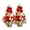 Red-2PCS, variant on Yucurem 3 Pack Pre-Lit Mini Tabletop Christmas Tree Ornaments, 11.8 Inch Artificial Christmas Tree with LED Lights for Xmas Holiday New Year Party Table Decor