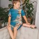 thumbnail image 4 of Balery Shells and Starfish Conjunto de Pijama Infantil de Manga Corta con Estampado – Ropa de Dormir de Algodón Suave-Large, 4 of 6