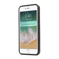 thumbnail image 3 of for iPhone 7 / 8 / SE 2022 & 2020 PU Leather Case, Card Slots and Zipper Pocket Kickstand, Classic Protective Shockproof Lightweight Ultra Slim lip Case Finger Ring Wrist Strap, Black, 3 of 7