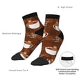 thumbnail image 6 of Pofeuu Sloths Need More Coffee Print 30cm Socks, Adult Running Hiking Socks for Youth and Adult, 6 of 7