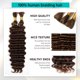thumbnail image 3 of Cabello trenzado OKVOKV Chocolate Brown #4 Deep Water Wave, 3 of 7
