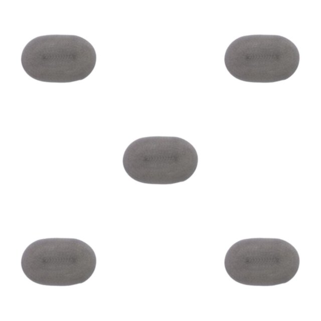 relayinert Grand Application Napperon de Bol et de Vaisselle Imperméable et Facile à Nettoyer Napperon pour Table à Manger Ensemble Imperméable Napperon Gris Foncé 5 Ensembles
