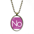thumbnail image 1 of Chestry Éléments Période Table Actinide Nobelium Aucun Collier Chaîne Vintage Perle Pendentif Bijoux Collection, 1 of 3