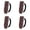 Brown, variant on 4PC Emery Cleaning Sponge with Handle Magic Sponge Kitchen Emery Brush, Carborundum Sponge for Cleaning Stainless Steel Pots Pans, Scouring Pad with Eraser Scrubber for Kitchen Use,5.5x3.3 Inch