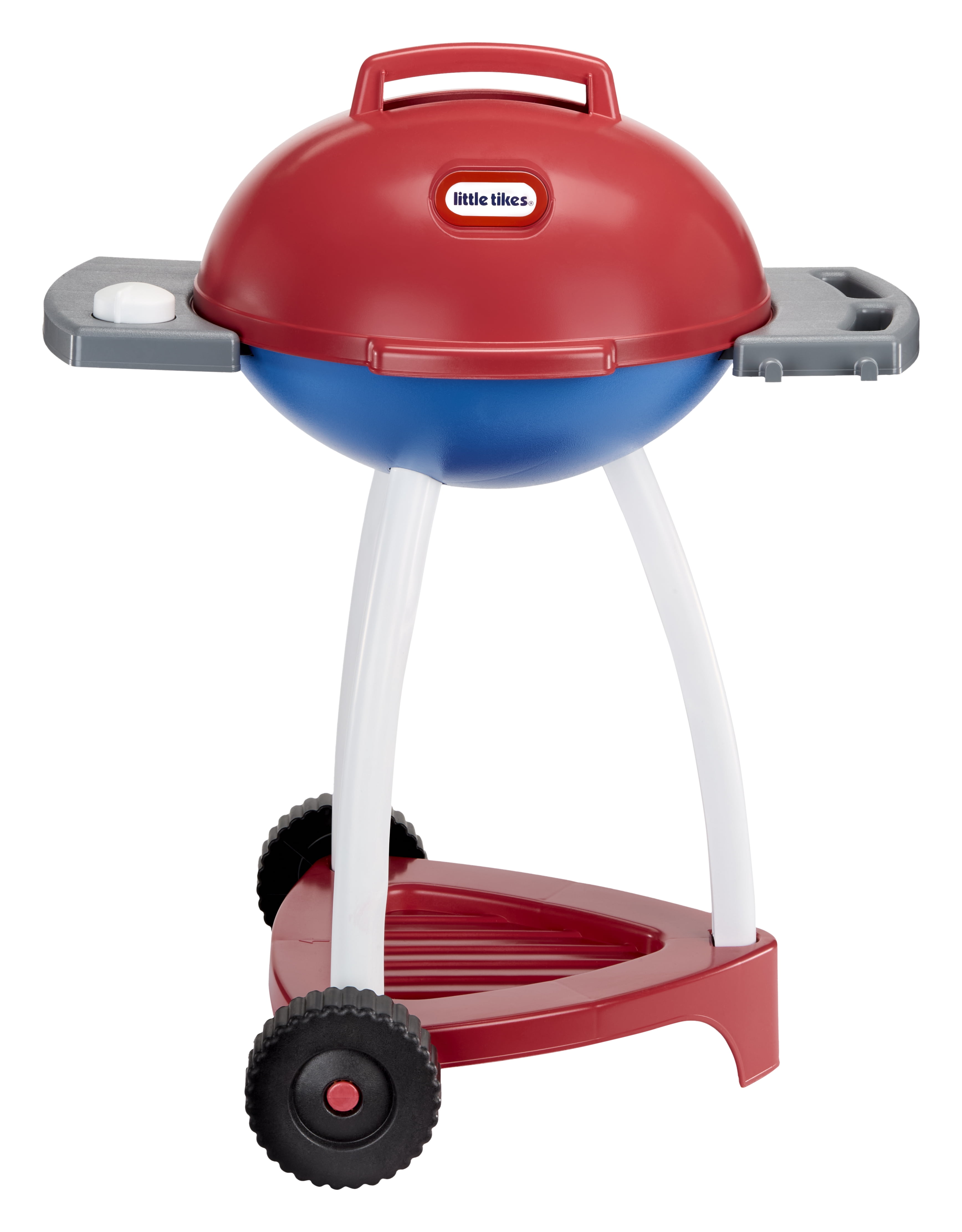 Little Tikes Sizzle & Serve Grill – Red, White & Blue, 14 Accessories, Little Chef Interactive Cooking Playset for Kids and Toddlers