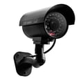 thumbnail image 1 of Cámara Irfora Cámara falsa Cámara de vigilancia CCTV de seguridad a prueba de agua con cámara de bala de luz LED roja intermitente Uso en exteriores para calzada Jardín Patio Porche Irfora Cámara, 1 of 2
