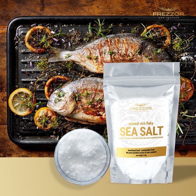 All Goods Tasmanian Flaky Sea Salt - 4oz Mineral Salt, 30% Less Sodium