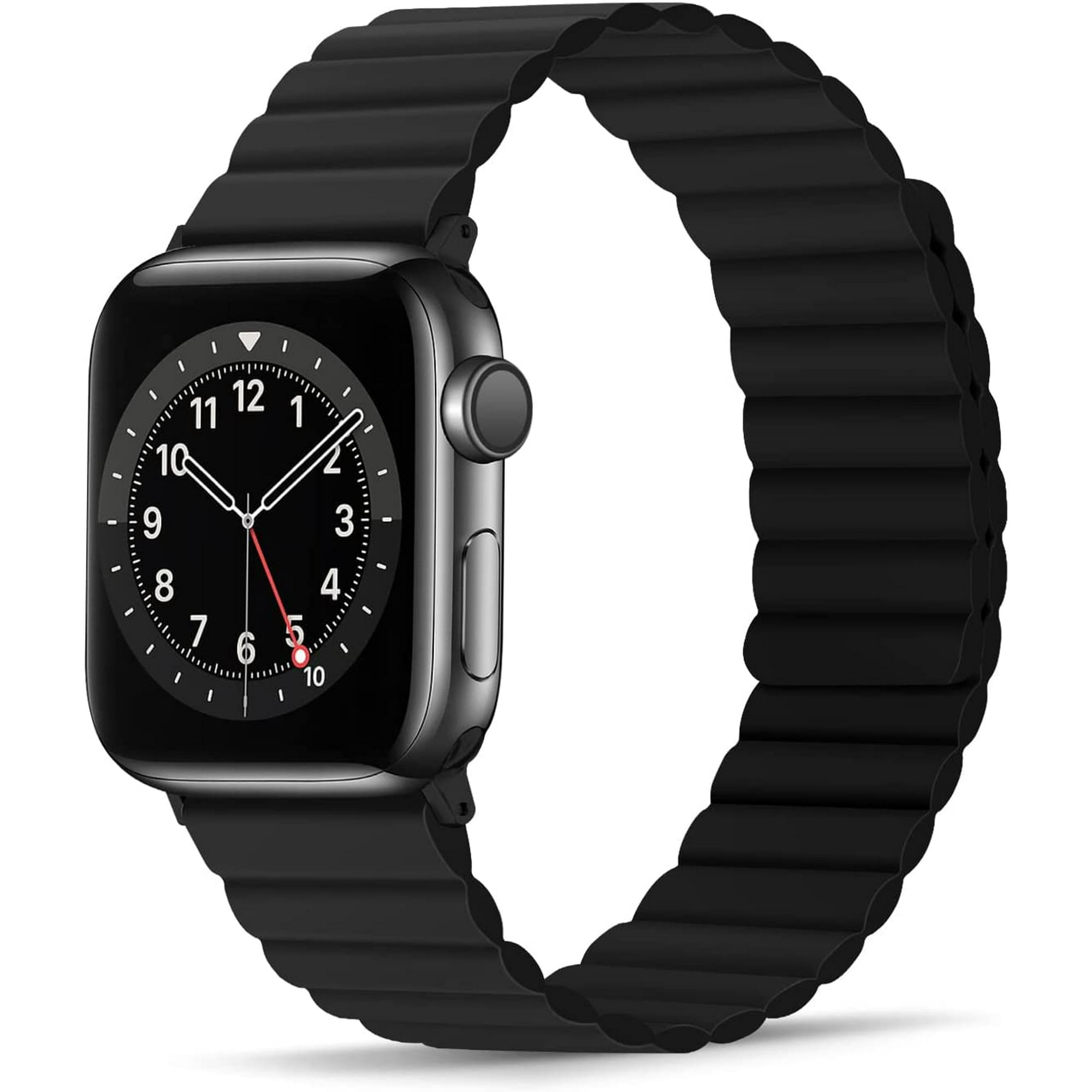 Tasikar Compatible with Apple Watch Band 49mm 45mm 44mm 42mm Silicone Magnetic Loop Bands [Double Sided Wearable] Designed for Apple Watch Ultra 2