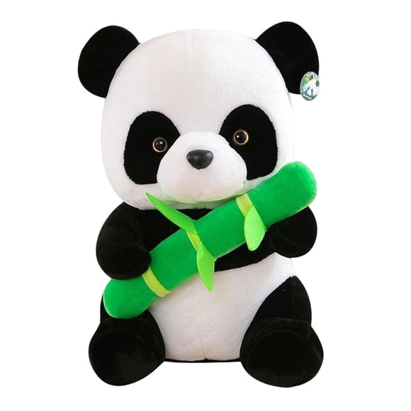 Juguetes de peluche de panda de dibujos animados, adornos para sofá, cojín suave, almohada para niños 25cm