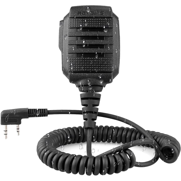 Altavoz Walkie Talkie Retevis IP54, impermeable, 2 pines