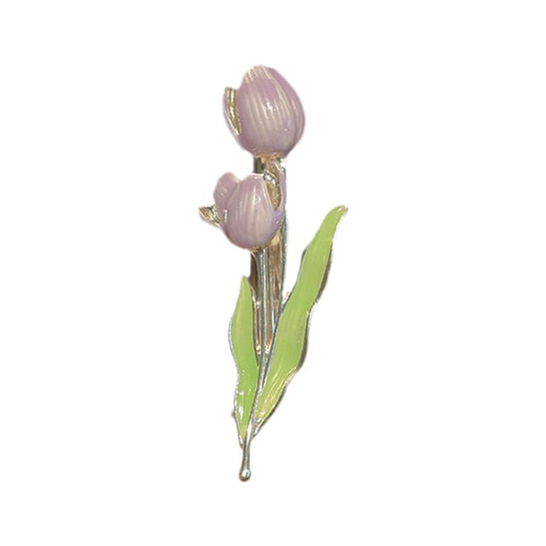 EZLIFE Mini horquilla con forma de flor de tulipán para el pelo de mujer, joyería de metal B7N8 Cli E8X0