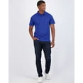 thumbnail image 5 of Real Essentials 3 Pack: Mens Short Sleeve Dry-Fit Collared Polo Shirt With Pocket - Active Casual (Available Big & Tall), 5 of 6
