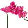 thumbnail image 3 of Northlight Real Touch™ Artificial Spring Orchids in a Striped Ceramic Pot - 2' - Pink, 3 of 7