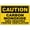 Warning Sign 1, variant on Caution Clean Agent System Inside Sign - 12×8 Inches, Aluminum Tin Warning Sign, Home Outdoor Garden Safety Decor