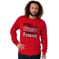 thumbnail image 5 of Funny Worlds Greatest Father Farter Men's Long Sleeve Tee T Shirt Brisco Brands S, 5 of 5