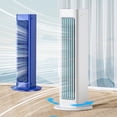thumbnail image 3 of Portable Rechargeable Personal Air Cooler with Remote Control, 3 Wind Speeds Quiet Desktop Cooling Fan for Home Office , Portable Evaporative Air Cooling Fan(Blue, Plug-in model [ordinary model]), 3 of 6