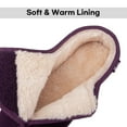thumbnail image 7 of LongBay Women's Adjustable Diabetic Slippers Memory Foam Arthritis Edema Fuzzy House Shoes, 7 of 7