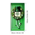 thumbnail image 3 of zhangmingg Rideau de Bannière de Porte pour Célébration Saisonnière Intérieure Extérieure Fête Maison, 3 of 6