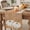 Brown, White, variant on White Pumpkins Fall Table Runner - 48 Inch Long Thanksgiving Botanical Wooden Vintage Cotton and Linen Blended Dress Scarves Farmhouse Table Runner for Kitchen Dining, Coffee Table, 13" x 48"