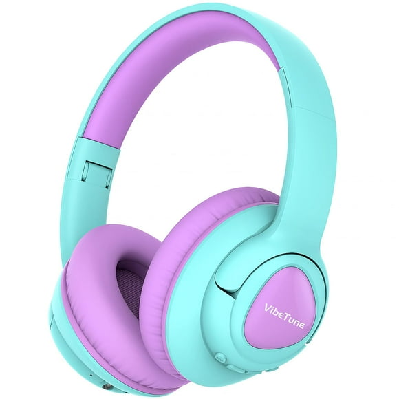 Auriculares Bluetooth VibeTune Kids 60H Playtime Morados