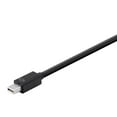 thumbnail image 4 of Monoprice Mini DisplayPort 1.2a / Thunderbolt to 4K HDMI DVI and VGA Passive Adapter Black 112799, 4 of 4